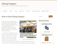 Tablet Screenshot of eatingorganic.us